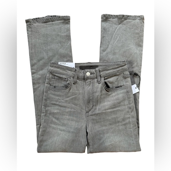 JOE’S JEANS THE CALLIE HIGH RISE CROPPED BOOTCUT GREY NWT - Picture 1 of 9